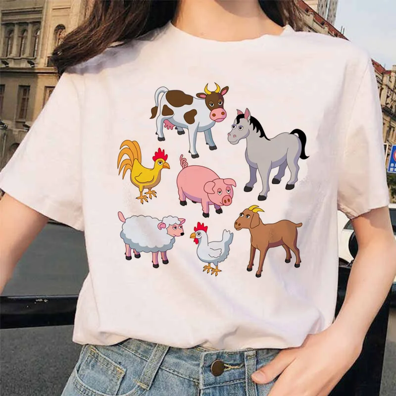 Vegan Harajuku, женская футболка, Ullzang Kawaii, милый летний женский топ с принтом в виде пчелы, 90 s, мультяшная футболка, модные футболки с графикой - Цвет: 4805