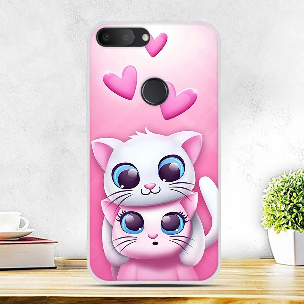 13 Case For Alcatel 1S 5.5 inch Case Silicone Soft TPU Back Shell Cover For Fundas Alcatel 1S 5024D 5.5" Cover Coque Capa - Цвет: 13