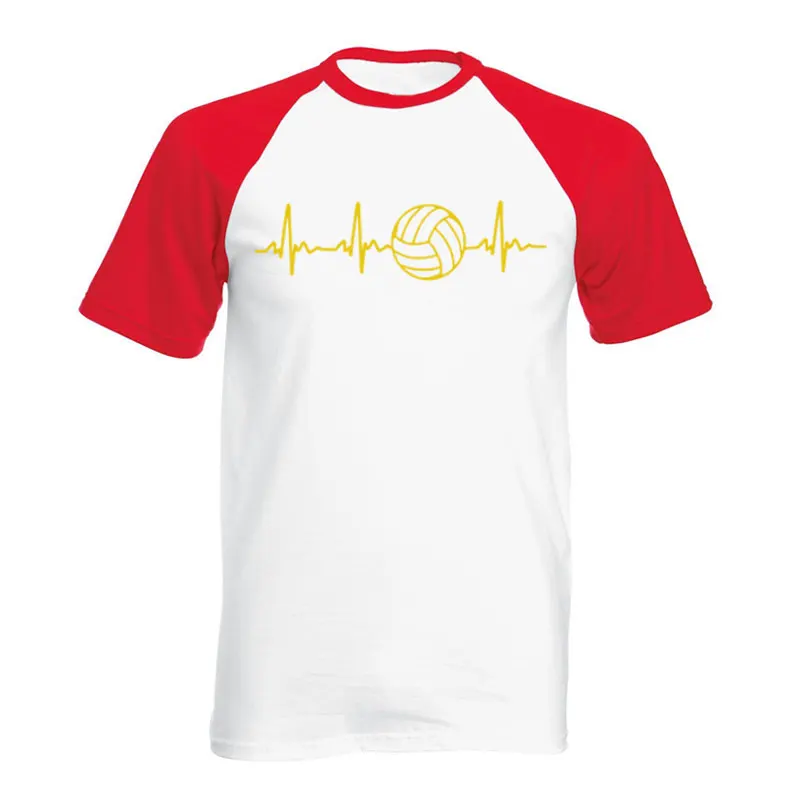 Summer New Funny Men Love Volleyballer T Shirt Short Sleeve O-Neck Cotton T-shirt Men's Clothing Tops Loose Size - Цвет: 11