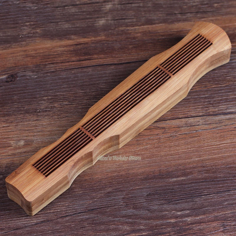 Бамбук имитация Guqin лежа Ладан горелка деревянные горелки печи из цельного
