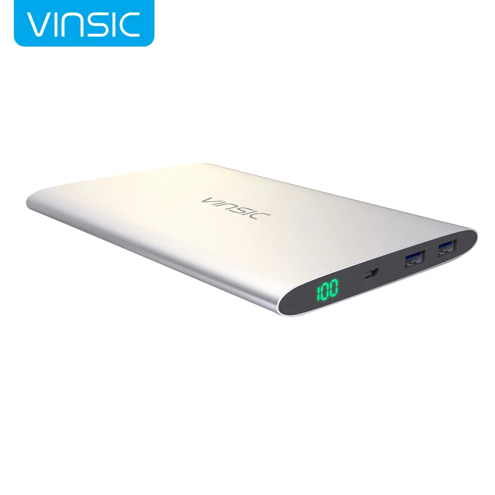 Vinsic Alien P2 20000 мАч Внешний аккумулятор а двойной USB светодиодный внешний зарядное