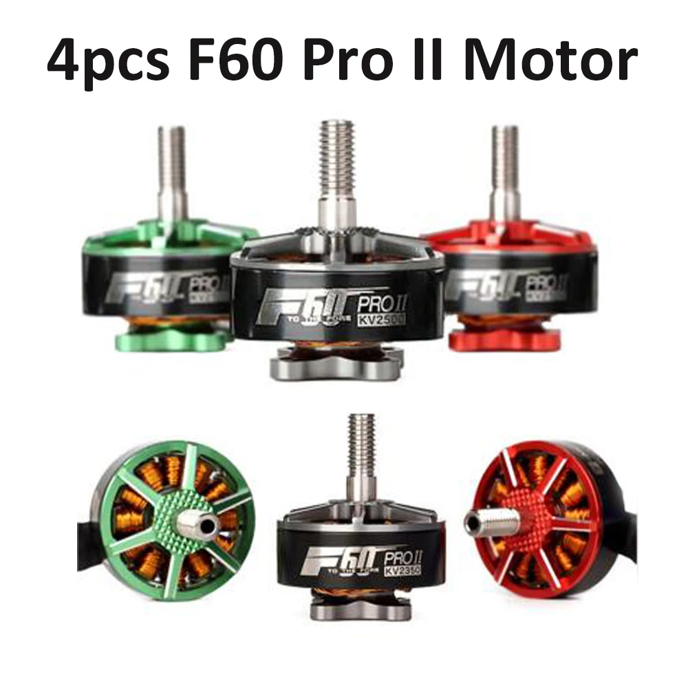 Бесщеточный электродвигатель F60 PRO II 2350KV 2500KV 2700KV 3 4S FPV для квадрокоптера гоночный