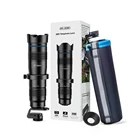 Объектив для телефона APEXEL 28X, объектив телескопа + селфи-Трипод, Монокуляр HD с зумом и дистанционным затвором для всех смартфонов