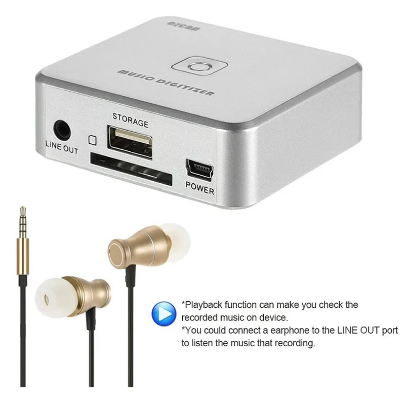 RCA в цифровой аудио конвертер конвертировать аналоговый сохранить USB флэш-диск