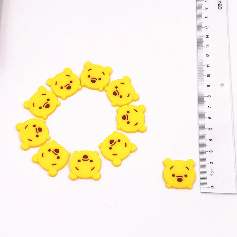 10 шт. Tsum мишка девочки Микки Минни кулоны плоская задняя часть ПВХ сделай сам
