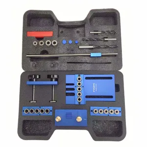 Набор инструментов для работы с деревянными дюбелями, направляющих для сверления