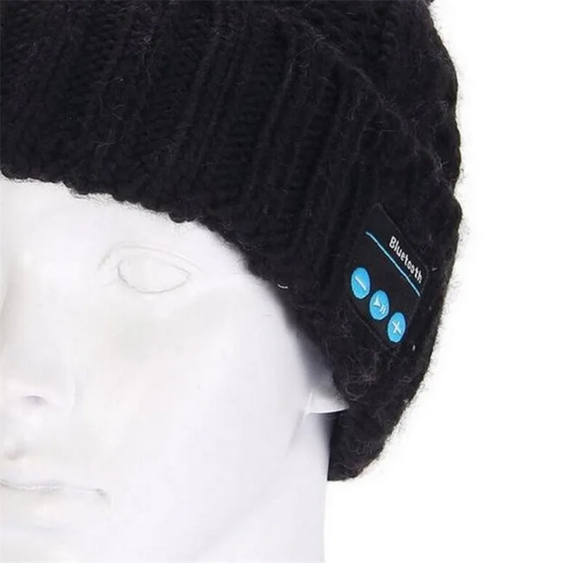 Зимняя Вязаная Шапка бини с разъемом для карт TF/SD Bluetooth V4.2|smart cap|beanie knitted hatknitted hat |