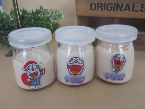 Doraemon мечта 100 мл 150 200 бутылки стекло пудинг йогурта diy |
