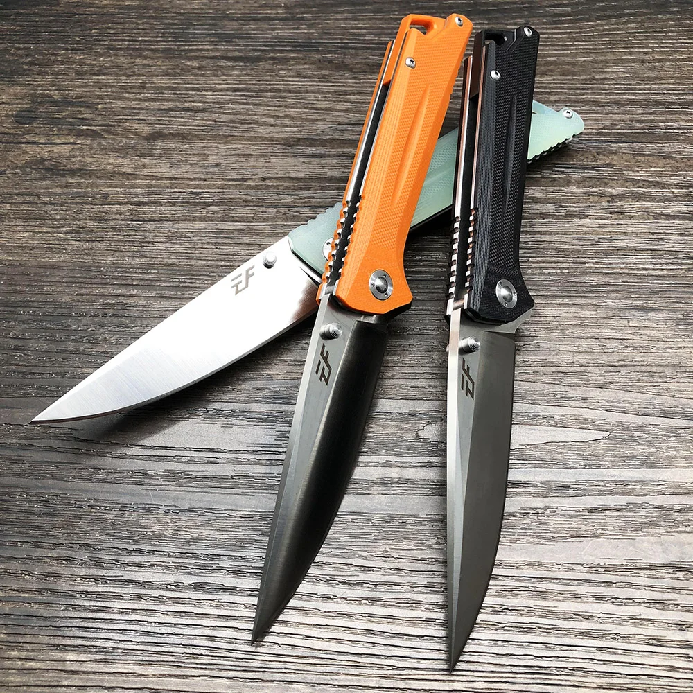 ZZSQ EF35 EDC инструмент карманный тактический складной нож D2 лезвие шарикоподшипник+ G10 Ручка Открытый Охота Кемпинг фрукты нож