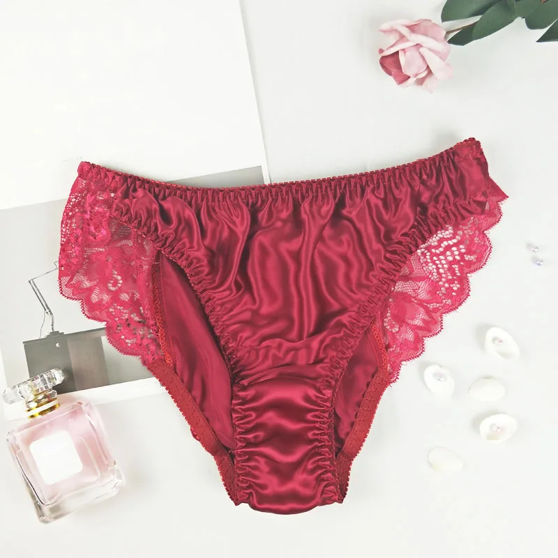 Underwear Womens Underpants M-XXL Lingerie Seamless Lady Womens Ladies Sexy LACE Lace Underpants Silk Silk