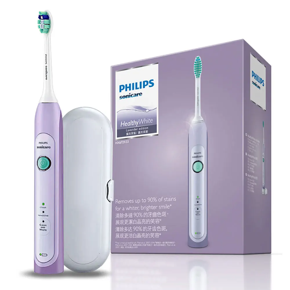 Philips Sonic здоровы белый HX6721/35 взрослых умное автоматическое отбеливание sonic зубная