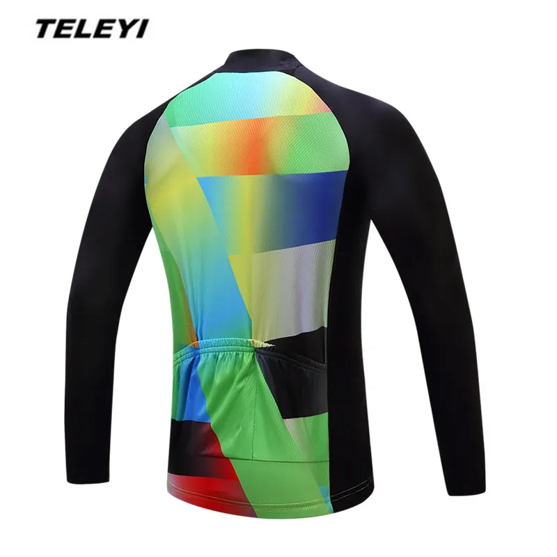 2019 черная велосипедная длинная Джерси Мужская одежда для велоспорта весна осень