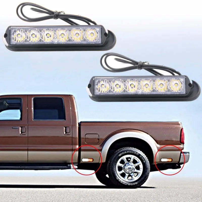 12v24v 18 Вт светодиодная вспышка противотуманная фара Автомобильная решетка для