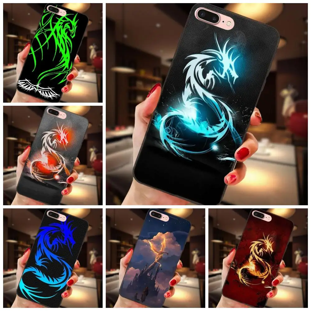 Для huawei Honor 5A 6A 6C 7A 7C 7X 8A 8C 8X9 10 P8 P9 P10 P20 P30 Мини Lite Plus Мягкий ТПУ Новое поступление года дракон