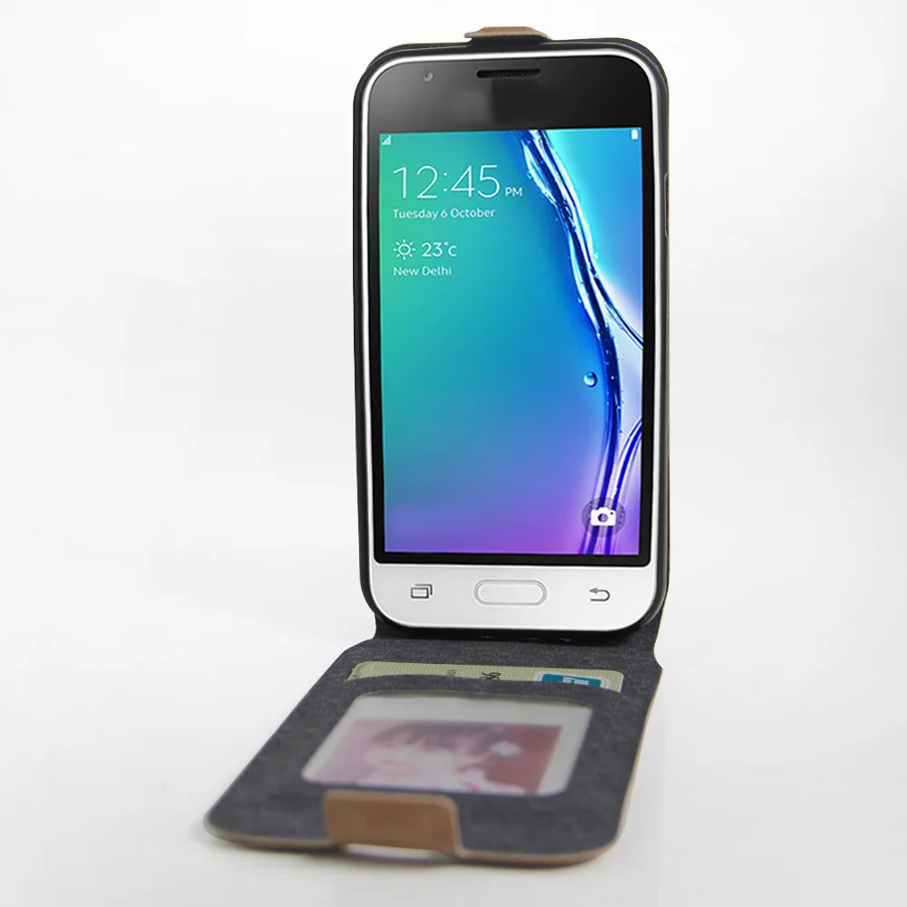 Чехол для Samsung Galaxy J1 Mini кожаный чехол с магнитной застежкой защитный раскладушка