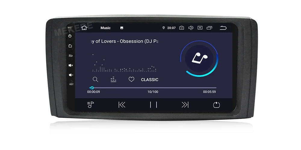 " ips четырехъядерный 1 din Android 9,0 автомобильный dvd-плеер gps стерео радио для Mercedes Benz R Class W251 R280 R300 R320 R350 с wifi
