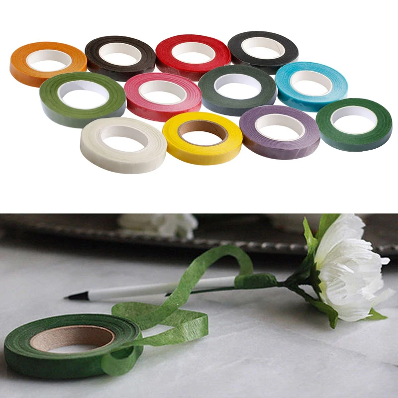 Корсажи Buttonhole искусственный цветок стемен обертывание цветочный лента для