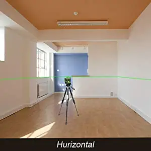 Huepar зеленый луч перекрестный лазерный уровень 360 градусов горизонтальный две вертикальные линии плюс точка отвеса самонивелирующийся выравнивание мульти линия
