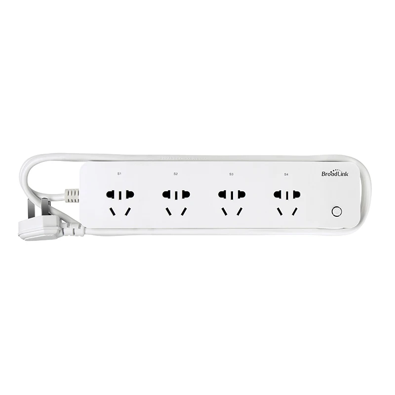 Удлинитель Broadlink MP1 с 4 розетками Wi Fi адаптером для