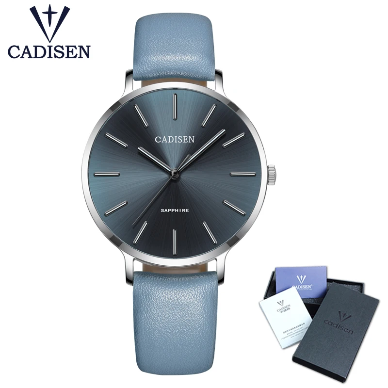 Новый 2019 CADISEN повседневное Простой повседневные часы женские ультра тонкий