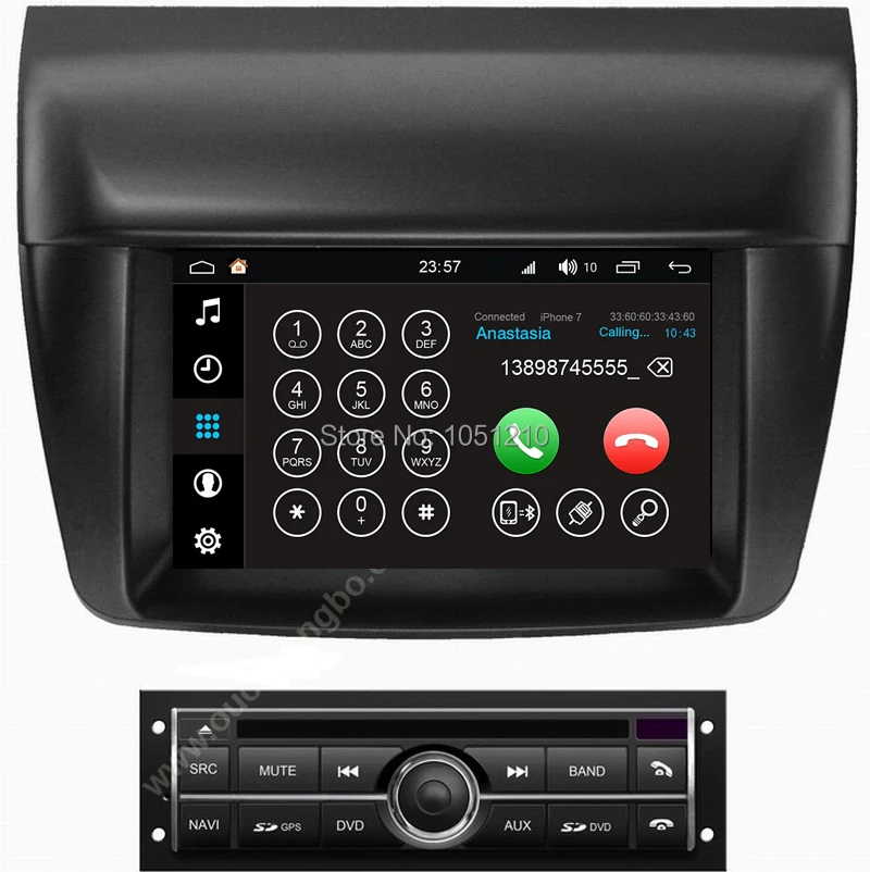 

Ouchuangbo 8 Core android 8.0 auto stereo gps radio for Mitsubishi L200 2007-2012 with carplay 1080P video 2GB+32GB S200