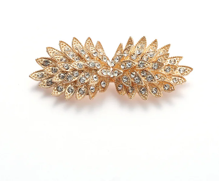 Металлические женские пряжки из страз высокого качества пуговицы для шубы и