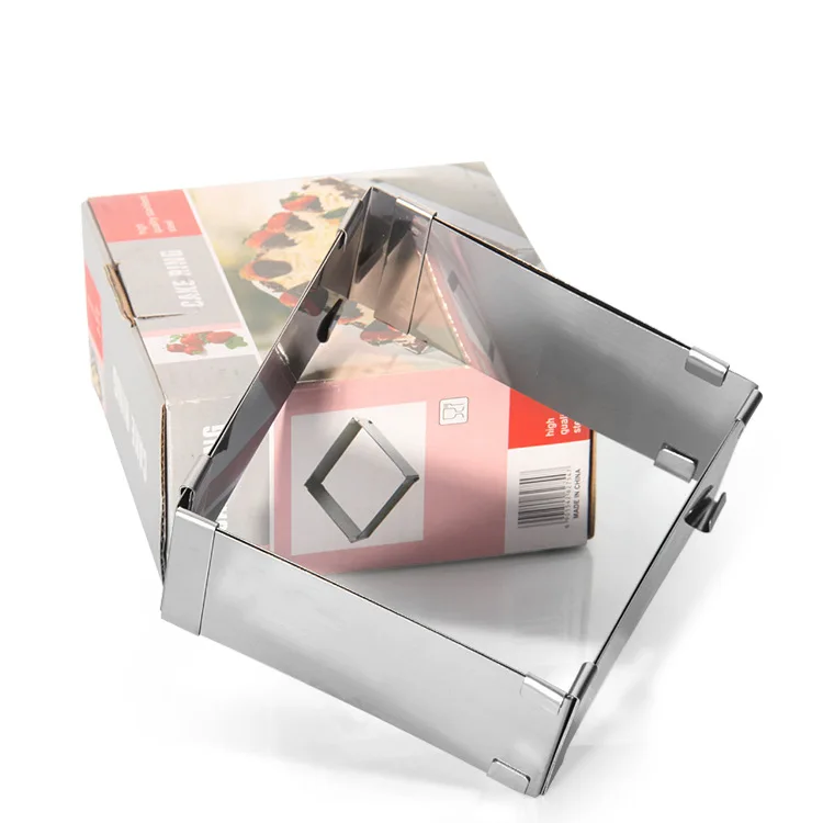 1 шт. Регулируемая Лезвия печенье рамка торт Овальный прямоугольник Необычные