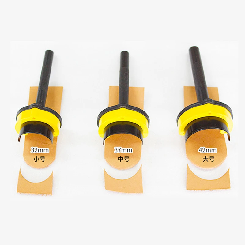 Кожаное ремесло набор полукруглые разноцветные плоские с резак кошелек ремень