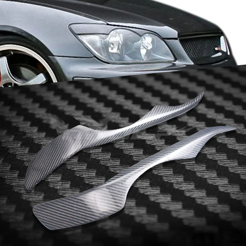 Наклейка для передней фары из углеродного волокна Lexus IS200 1999 2008|Наклейки на