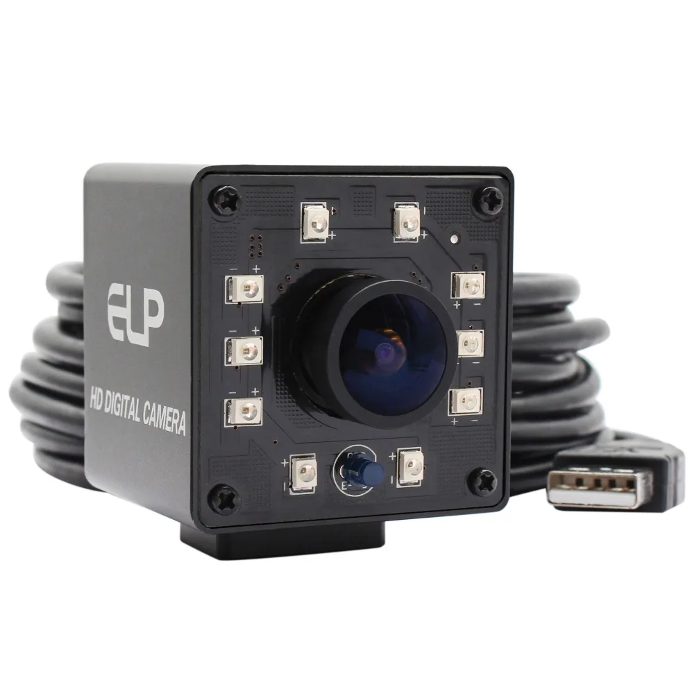 ELP 1080P Wide Angle fisheye lens Mini IR Infrared USB Camera Free driver H.264 2MP Webcam USB