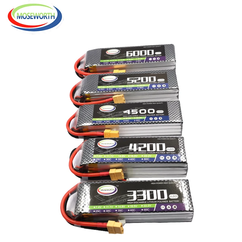 rc батареи 4s 148 v 2200 2800 3300 3800 4200 5200 6000 мач 30c 40c60c пров