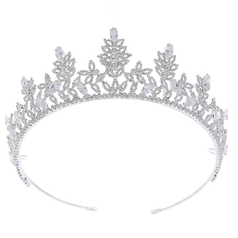 Tiaras And Crowns HADIYANA Hair Accessories Wedding Novel Geometric Design Elegant Luxury Women Zircon BC3582 Corona Princesa | Украшения и