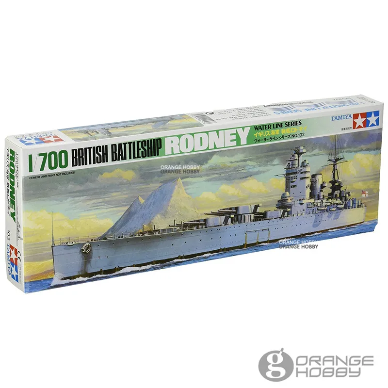 OHS tiiya 77502 1/700 английский линкорт Rodney Water Line Ver. Набор для сборки моделей шкала G|model