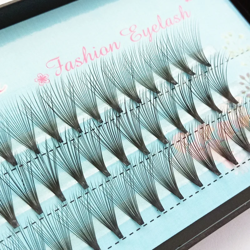 Ресницы Накладные норковые искусственные 60 узлов 20D черные 8/10/12 мм|lashes natural|individual