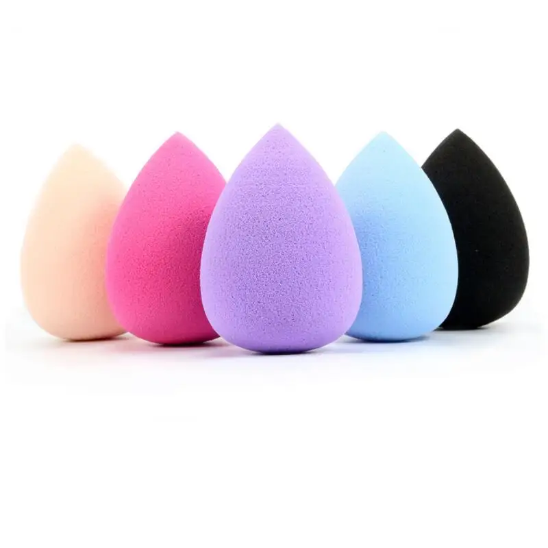 4 шт косметическая губка пуховка для пудры гладкая Для женщин основа под макияж