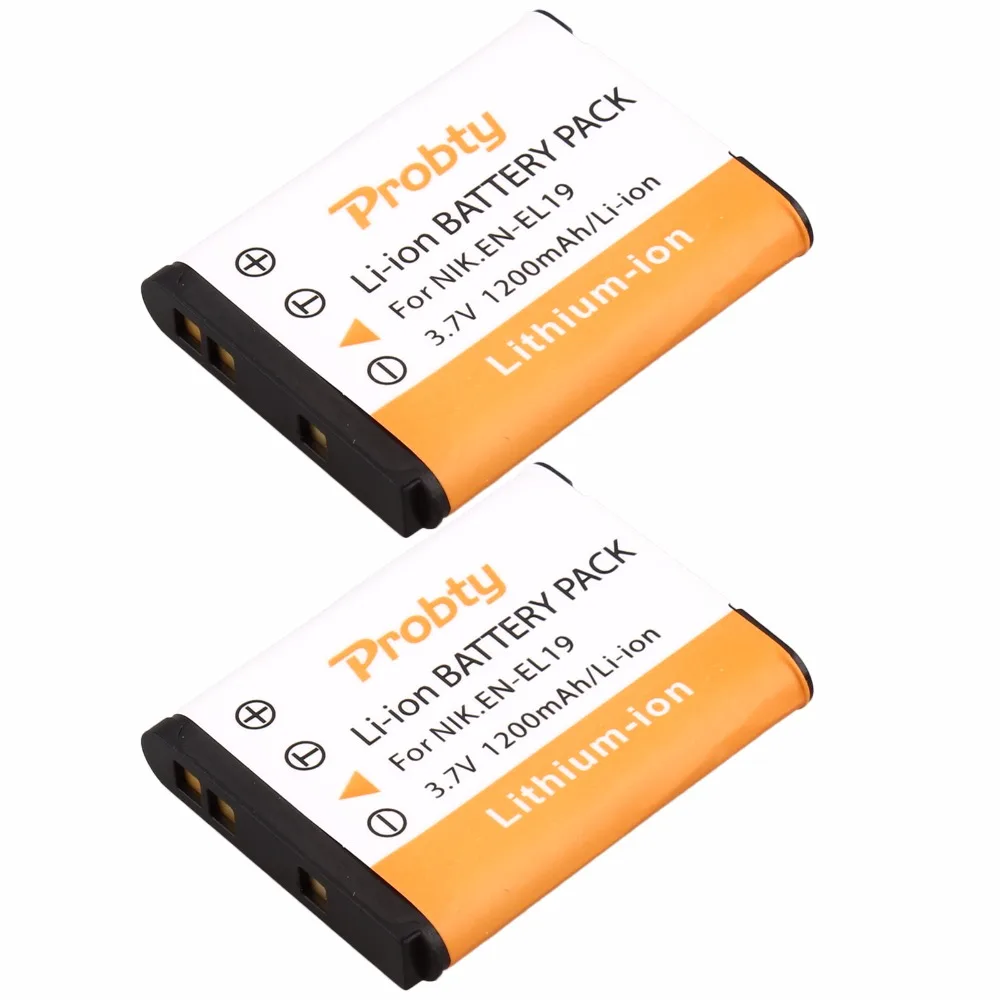Зарядное устройство Probty 1 шт. для цифровой камеры Nikon S100 S2500 S2600 S3100 S6400 S4100 S4150 S3300
