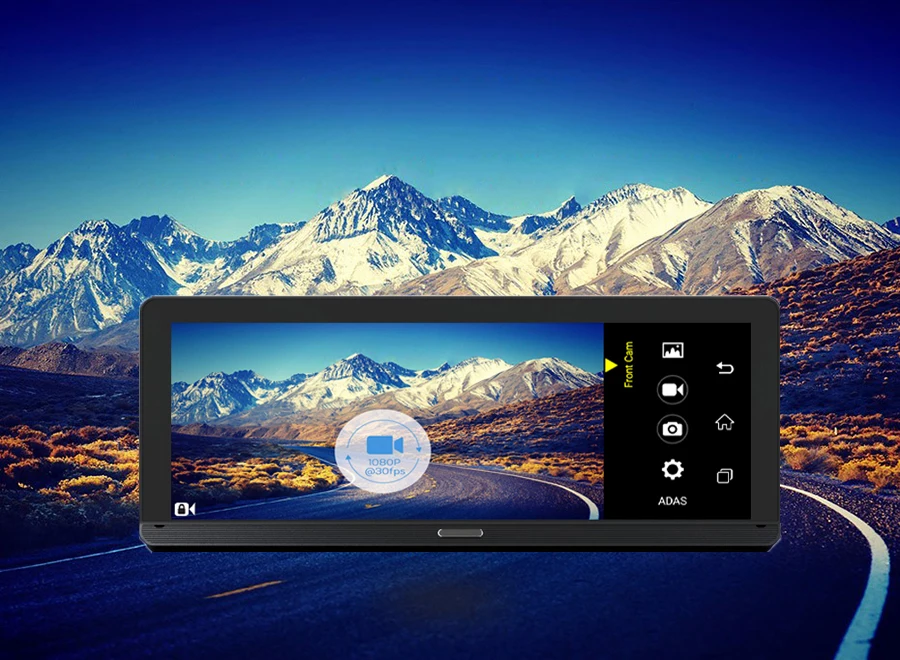 WHEXUNE Автомобильный видеорегистратор 8 дюймов 4G Android 5,1 Full HD 1080P двойной объектив gps навигатор с ADAS wifi видеорегистратор авто видео рекордер
