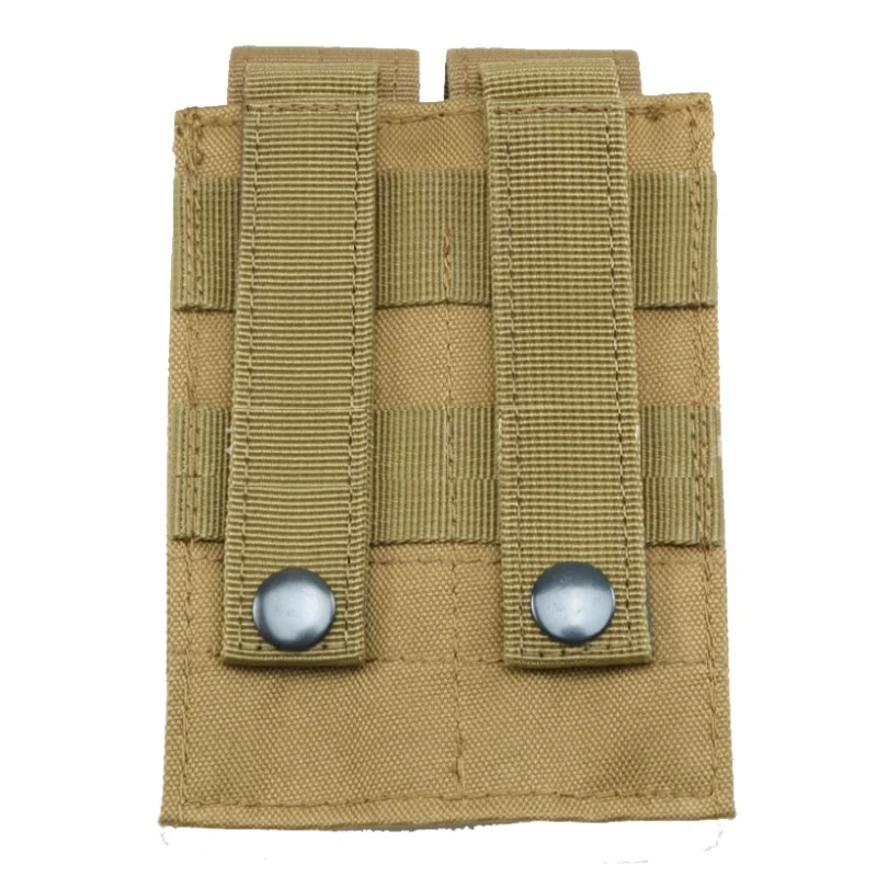Страйкбол cqc Тактический Двойной Пистолет подсумок 9 мм Molle Клип кобура Военная Пейнтбол Охота винтовка маг держатель сумка
