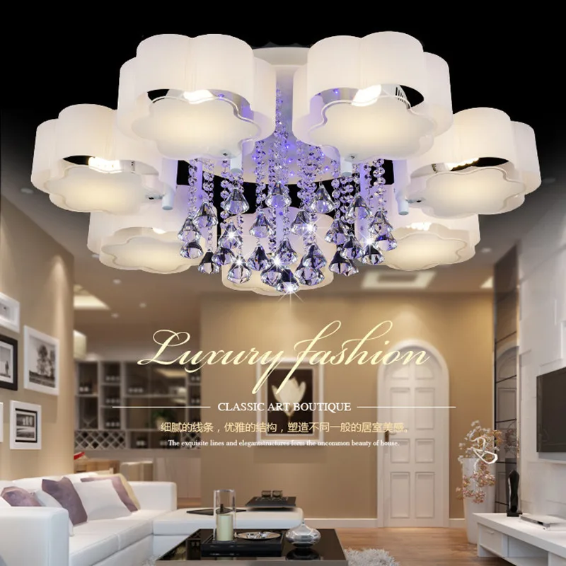 Кристалл Светодиодный Потолочный Светильник Plum Blossom Diamond Crystal Потолочное