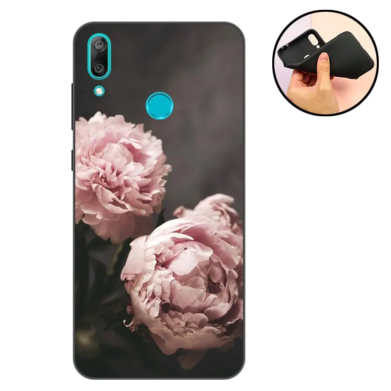 Чехол для 6 26 &quotHuawei Y7 Prime 2019 мягкий матовый чехол Huawei силиконовый телефона из ТПУ Y