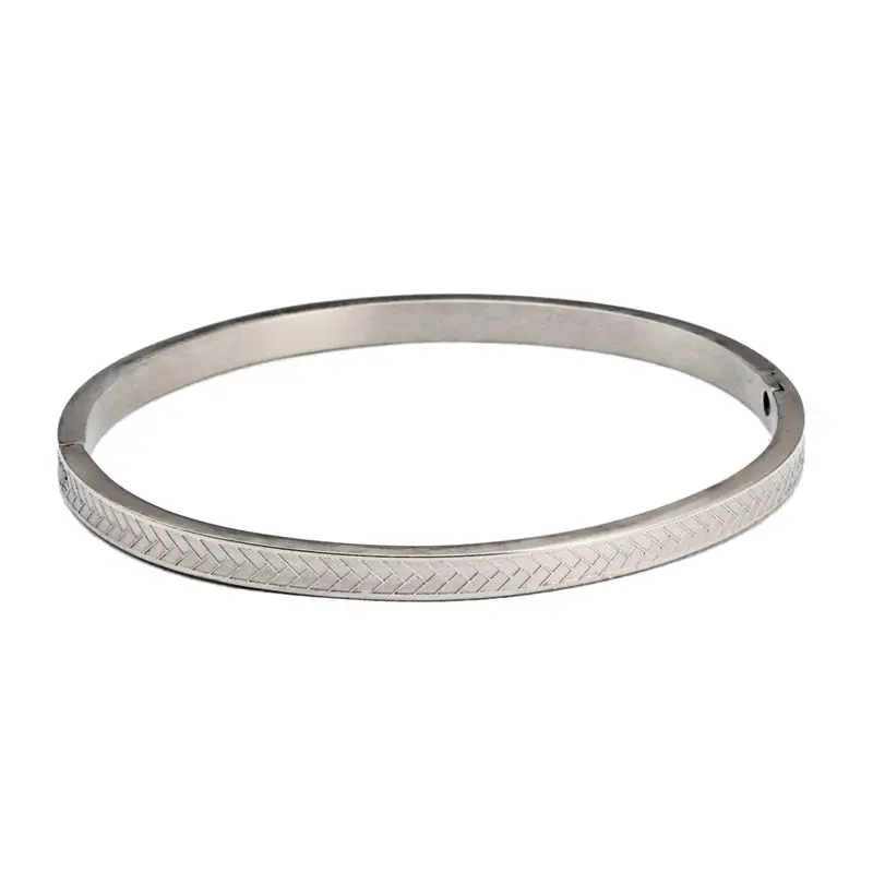silver style 7 Роскошные брендовые браслеты, винтажные очаровательные браслеты из нержавеющей стали, открытые браслеты-манжеты для женщин, дамские повседневные Свадебные ювелирные изделия - Окраска металла: silver style 7