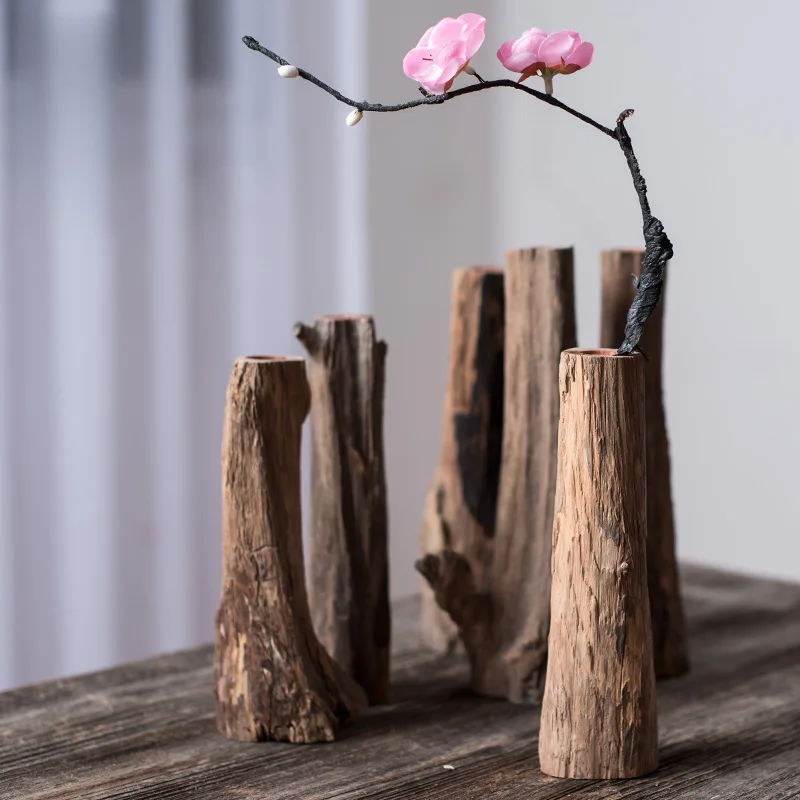 1 шт. декоративный цветочный горшок|vase home|flower vasewooden flower vase |