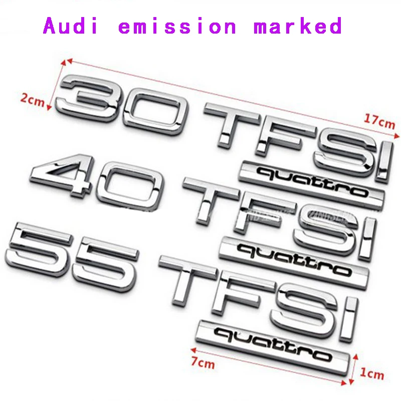 Новый Audi A3/A4L/A5/A6L выбросов стандарт 30/35/40/45/50 TFSI задней маркировки наклейки