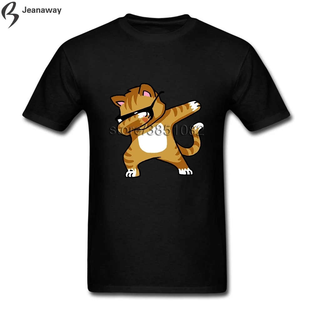 Нормальный человек футболка вытирая Cat с круглым вырезом 100% хлопок короткий