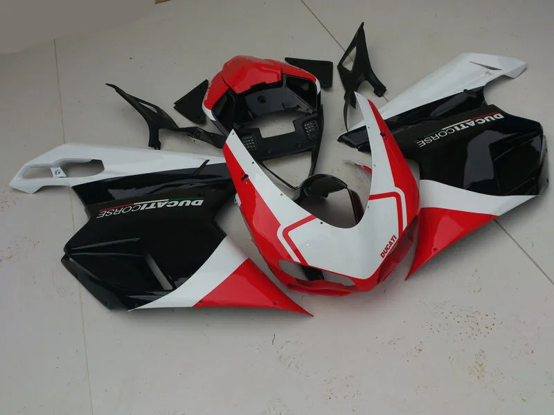 Комплект обтекателей под давлением для DUCATI 848 1098 07 08 09 10 11 ducati 1198 2007 2008 2011 набор
