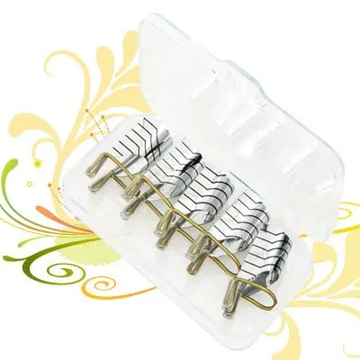 

silver Reusable Nail Form For UV Gel UV GEL Acrylic