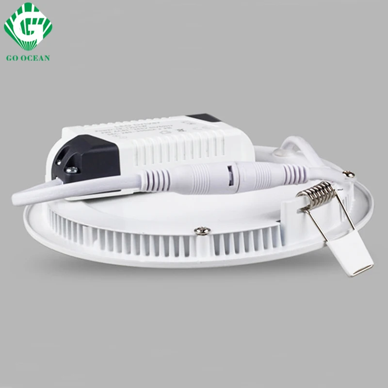 

LED Panel Downlight Round Ceiling Recessed Spot Light 3W 4W 6W 9W 18W Indoor Ultra Thin Spotlights Lamp Bathroom Down Lights