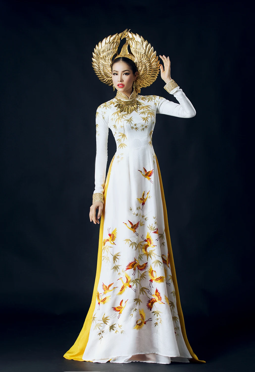 Customized aodai vietnam clothing cheongsam aodai vietnam dress vietnamese traditionally dress cheongsam modern plus size