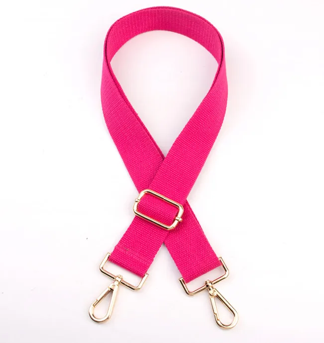 Hot Pink 12 Цветов! DIY 140 см регулируемые лямки для сумок 3,8 см широкие Сменные ремни для сумок, ручки для маленьких сумок, кошельков - Цвет: Hot Pink