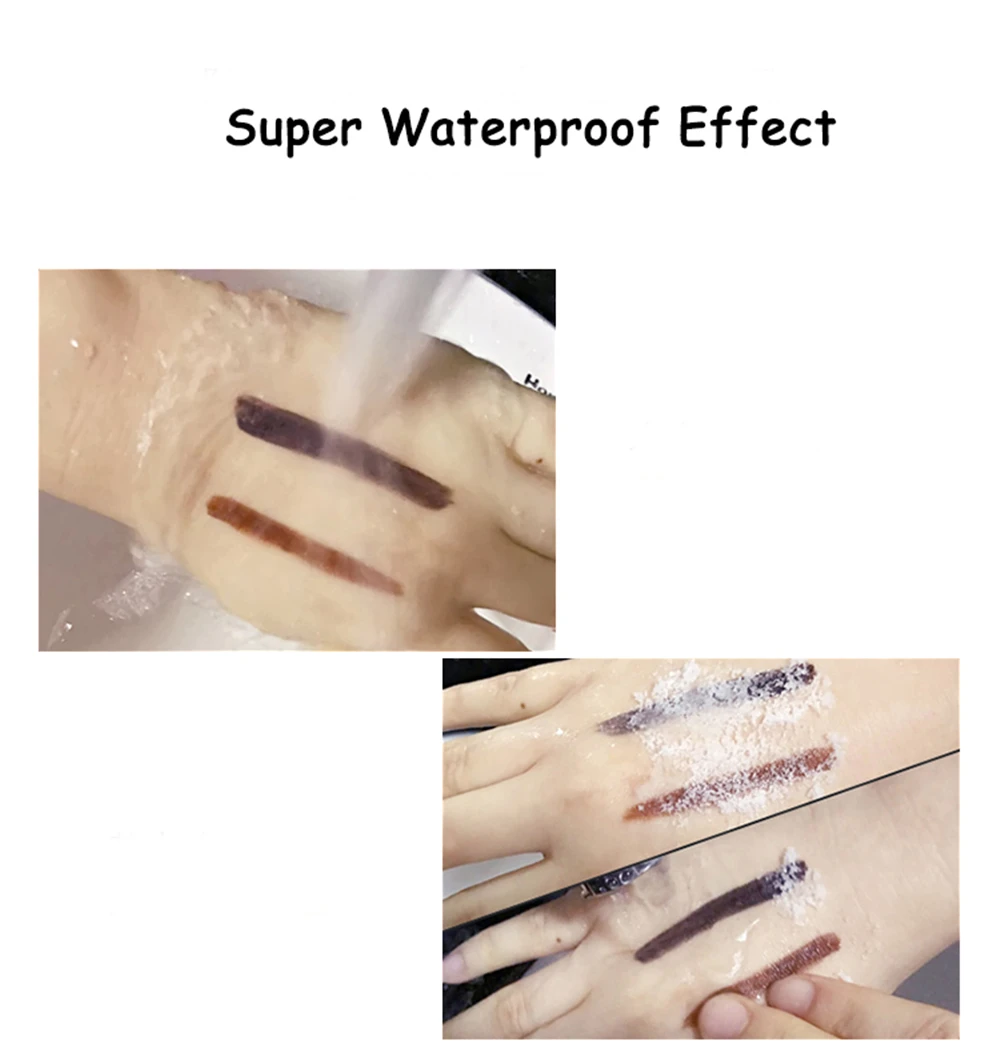 NAQIER Makeup Eye brow Enhancer air cushion microblading eyebrow tattoo cream Hue Tint Natural make up Kit With Brushes | Красота и